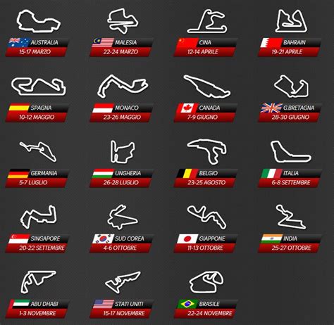 f1 2013 race calendar.